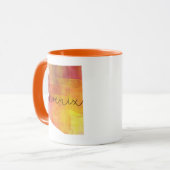Aquarell Phoenix Arizona Tasse (Vorderseite Links)