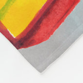 Aquarell-Phoenix-Motel Fleecedecke (Ecke)