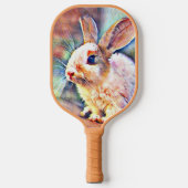 Aquarell Pickleball Schläger (Vorderseite)