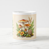 Aquarell-Pilze Jumbo-Tasse (Vorderseite)
