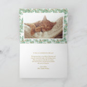 Aquarell Pine Needles Garland Foto Weihnachten (Innenseite)