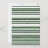 Aquarell Pine Winter Greenery Rustic Baby Dusche Einladung (Rückseite)