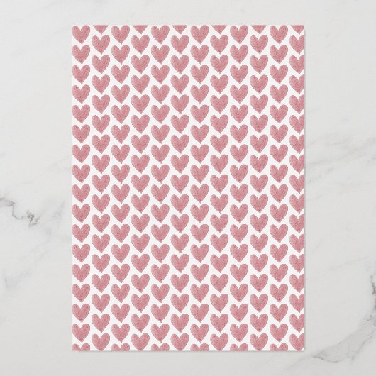 Aquarell Pink Boho Rainbow Baby Dusche Rose Gold Folieneinladung (Rückseite)