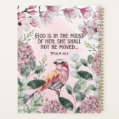 Aquarell Pink Christliche Schrift für sie Planer (Rückseite)