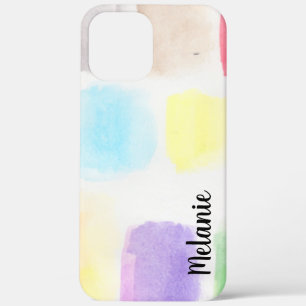 Aquarell-Pinselstriche Farbige Regenbogen  Case-Mate iPhone Hülle