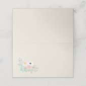 Aquarell Platzkarte (Außenseite Aufgefaltet)