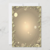 Aquarell Poinsettia, Stars Weihnachtsunternehmen Einladung (Rückseite)