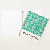 Aquarell Portugiesische Fliesen Blumenmuster Planer (Anzeige)