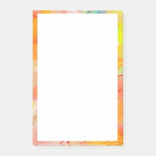 Aquarell Post-it Klebezettel (Vorderseite)