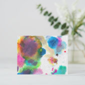 Aquarell! Postkarte (Stehend Vorderseite)