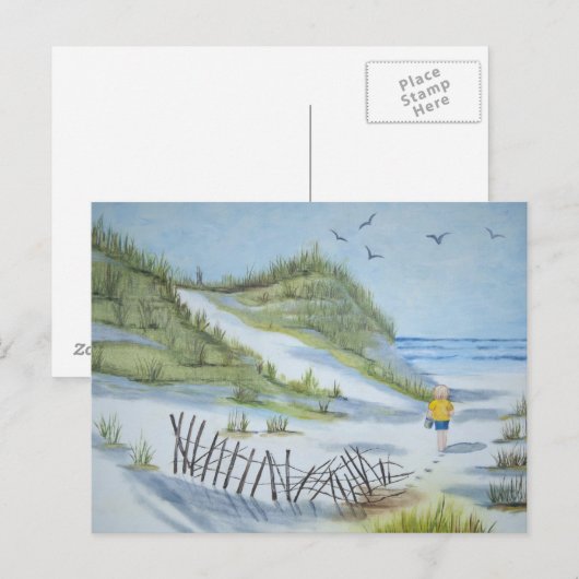 Aquarell Postkarte (Vorne/Hinten)