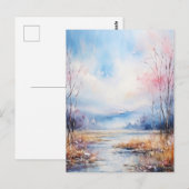 Aquarell postkarte (Vorne/Hinten)