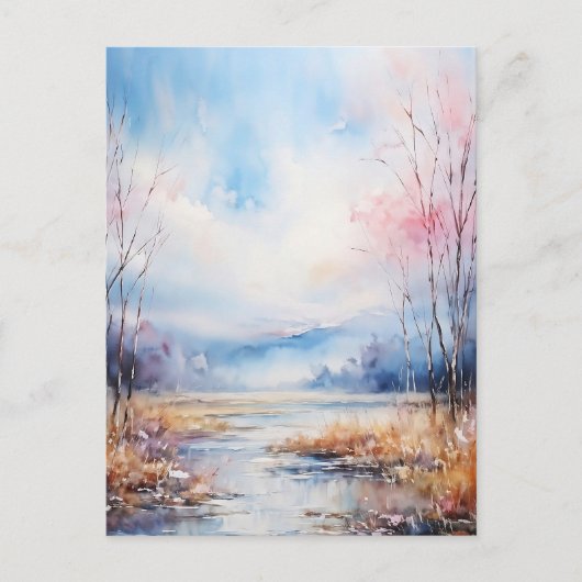 Aquarell postkarte (Vorderseite)