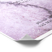 Aquarell-Preisliste Poster (Ecke)