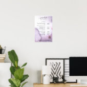 Aquarell-Preisliste Poster (Heimbüro)