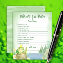 Aquarell Princess Frosch will Baby