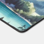 Aquarell Pristiner Seen in den Bergen Schreibtischunterlage (Ecke)