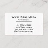 *~* Aquarell-psychisches Medium-Leser metaphysisch Visitenkarte (Rückseite)