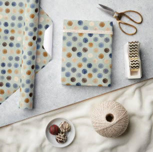 Aquarell-Punkt-Wrap-Papier Geschenkpapier