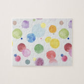 Aquarell-Punkte 1 Puzzle (Horizontal)