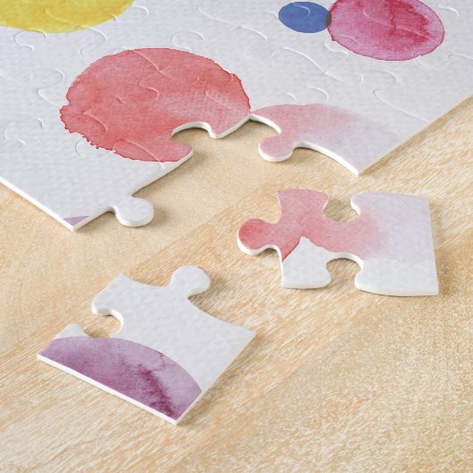 Aquarell-Punkte 1 Puzzle (Seite)