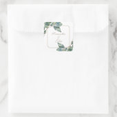 Aquarell Quadratischer Aufkleber (Tasche)