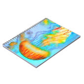 Aquarell-Quallen Notizblock (Linke Seite)