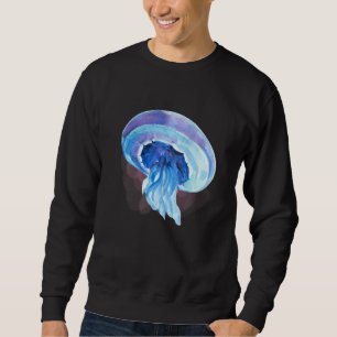 Aquarell Quallen Tiefseelebewesen und Rift Sweatshirt