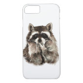 Aquarell Raccoon Case-Mate iPhone Hülle (Rückseite)