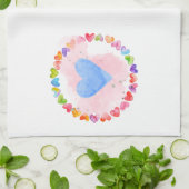 Aquarell Rainbow Küchentücher (Gefaltet)