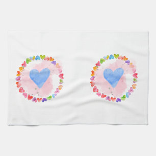 Aquarell Rainbow Küchentücher