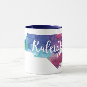 Aquarell Raleigh, North Carolina Tasse