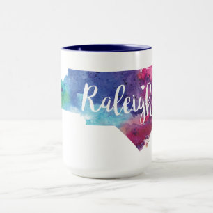 Aquarell Raleigh, North Carolina Tasse