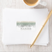Aquarell Reflections Mr. & Mrs. Sage ID774 Adressaufkleber (Insitu)