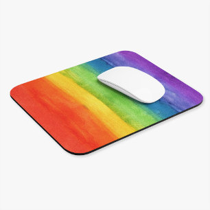Aquarell Regenbogen Bunt Modern Mousepad