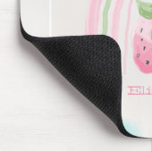 Aquarell Regenbogen Erdbeere Mousepad (Ecke)