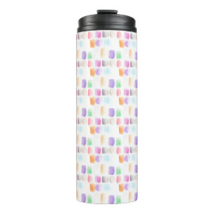 Aquarell-Regenbogen-Handbemalte-Streiche-Party Thermosbecher