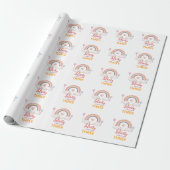 Aquarell-Regenbogen-Party Geschenkpapier (Ungerollt)