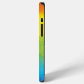 Aquarell-Regenbogen-Stolz Hellig Lebendig iPhone Hülle (Linke Seite)