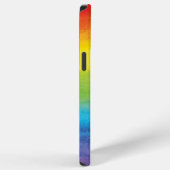 Aquarell Regenbogen Stolz Hellig Lebendig iPhone Hülle (Rechte Seite)