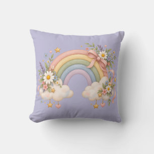 Aquarell-Regenbogengeschenk – Charmante Wolke Kissen