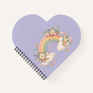 Aquarell-Regenbogengeschenk – Charmante Wolke Notizblock