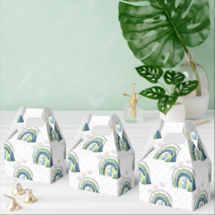 Aquarell-Regenbogenmuster Geschenkschachtel
