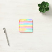 Aquarell-Regenbogenstreifen Post-it Klebezettel (Büro)