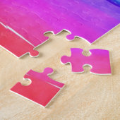 Aquarell-Regenbogenstreifen Puzzle (Seite)