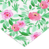 Aquarell-Retro Kunst-Entwurf Großer Tischläufer (Ecke)