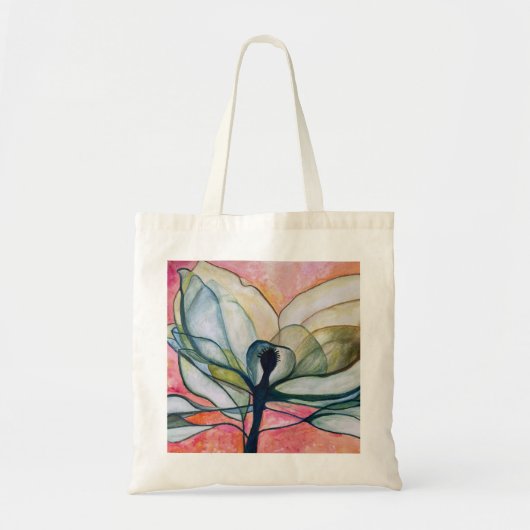 Aquarell-Röntgenblume Tragetasche (Vorne)