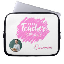 Aquarell-Rosa-Beste-Lehrerin-der-Welt-Foto
