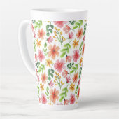 Aquarell-Rosa-Blumenmuster-69677 Milchtasse (Linke Ecke)