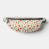 Aquarell-Rosa-Blumenmuster Bauchtasche (Ablage )